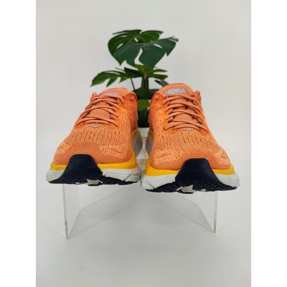 Hoka One One Women's Clifton 8 Orange Running Training Shoes Size 9D US - Picture 2 of 11